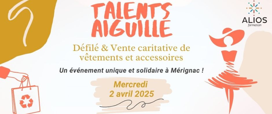 événement défilé et vente caritative Talents Aiguille