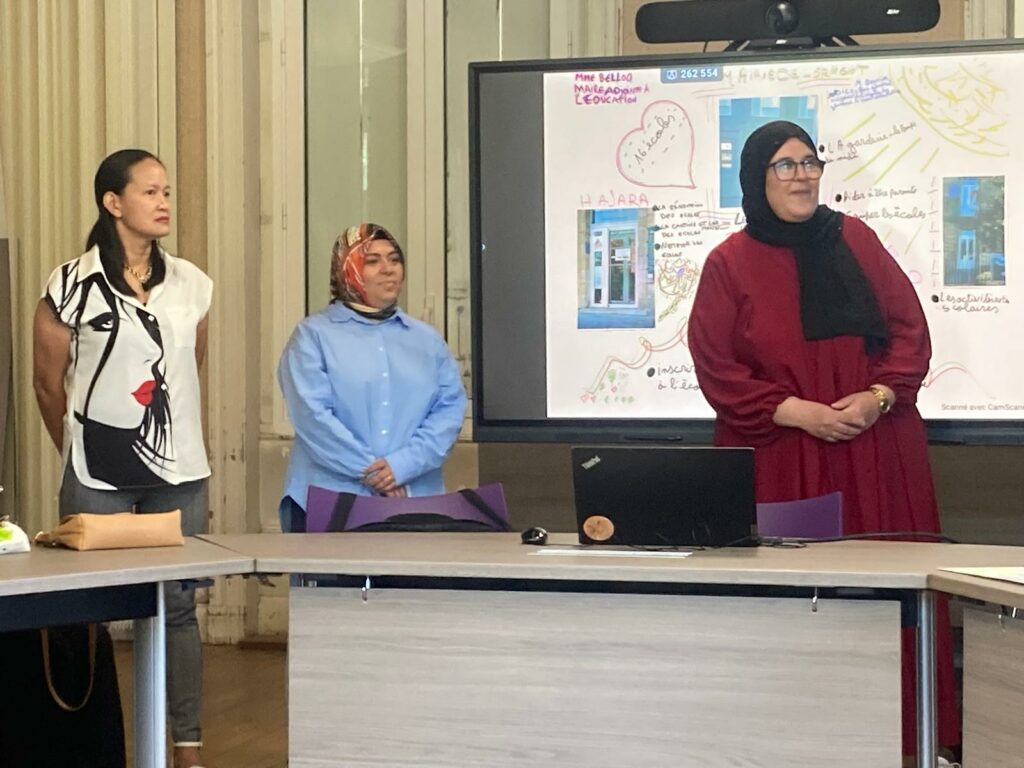 Bilan de formation FLE contextualisée école à la Mairie de Lormont